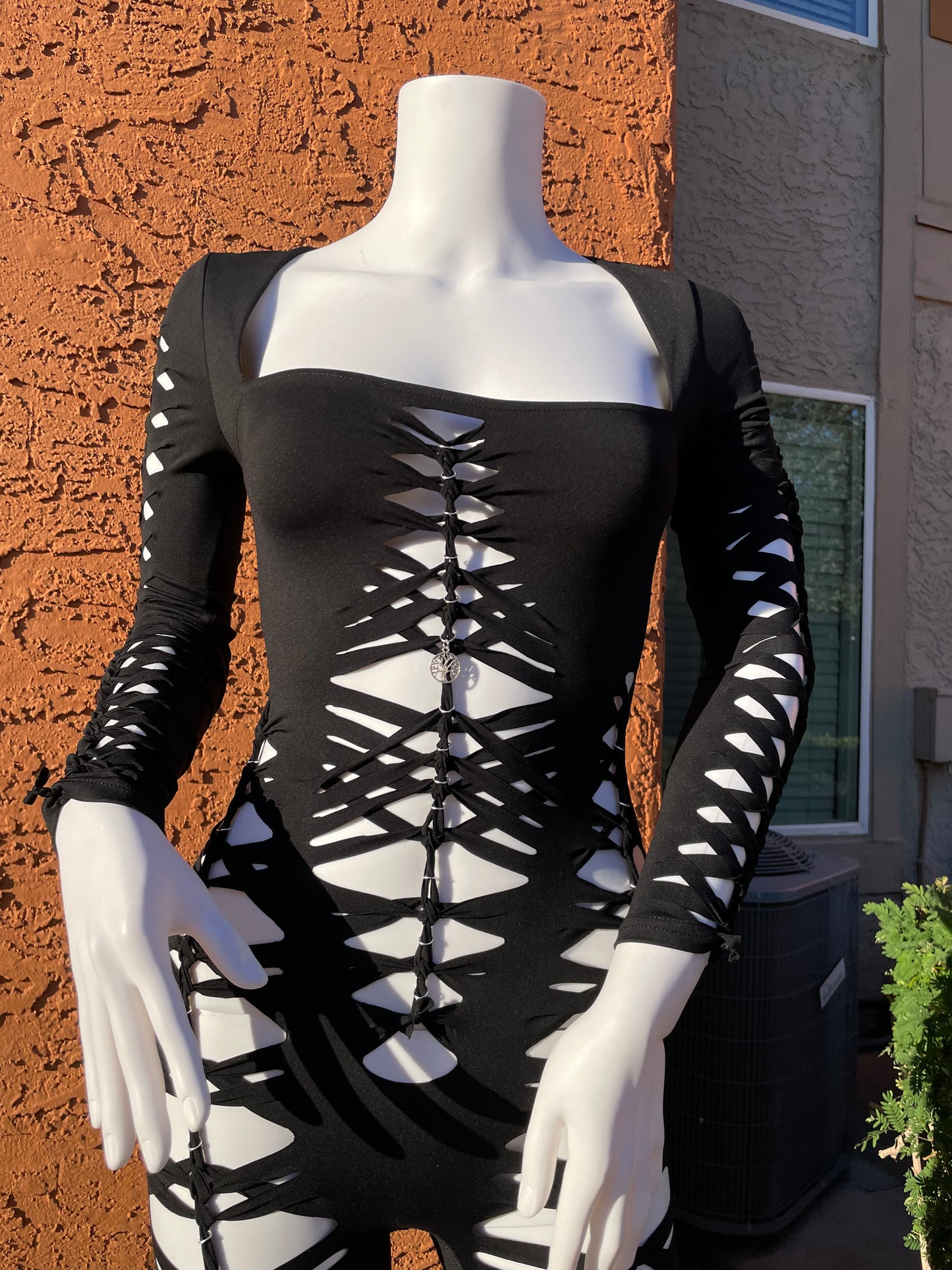 Black Flared Flowsuit (MADE TO ORDER)