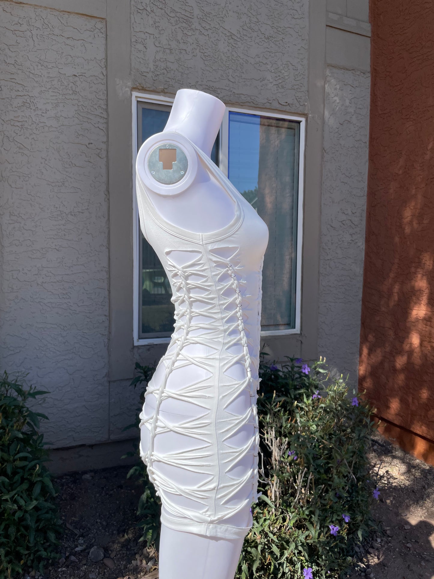 White Short Flowsuit (READY TO SHIP)