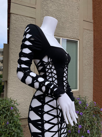 NEW Black Flared Flowsuit  (MADE TO ORDER)