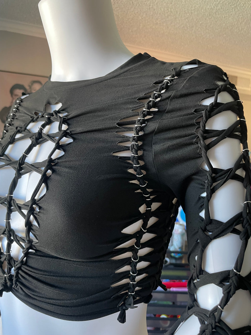 Black Long-Sleeve Top (MADE TO ORDER)