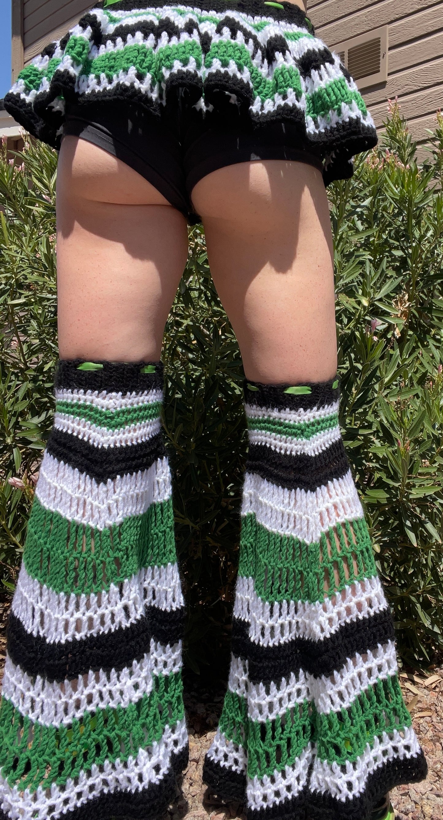 Green Crochet Set (READY TO SHIP)