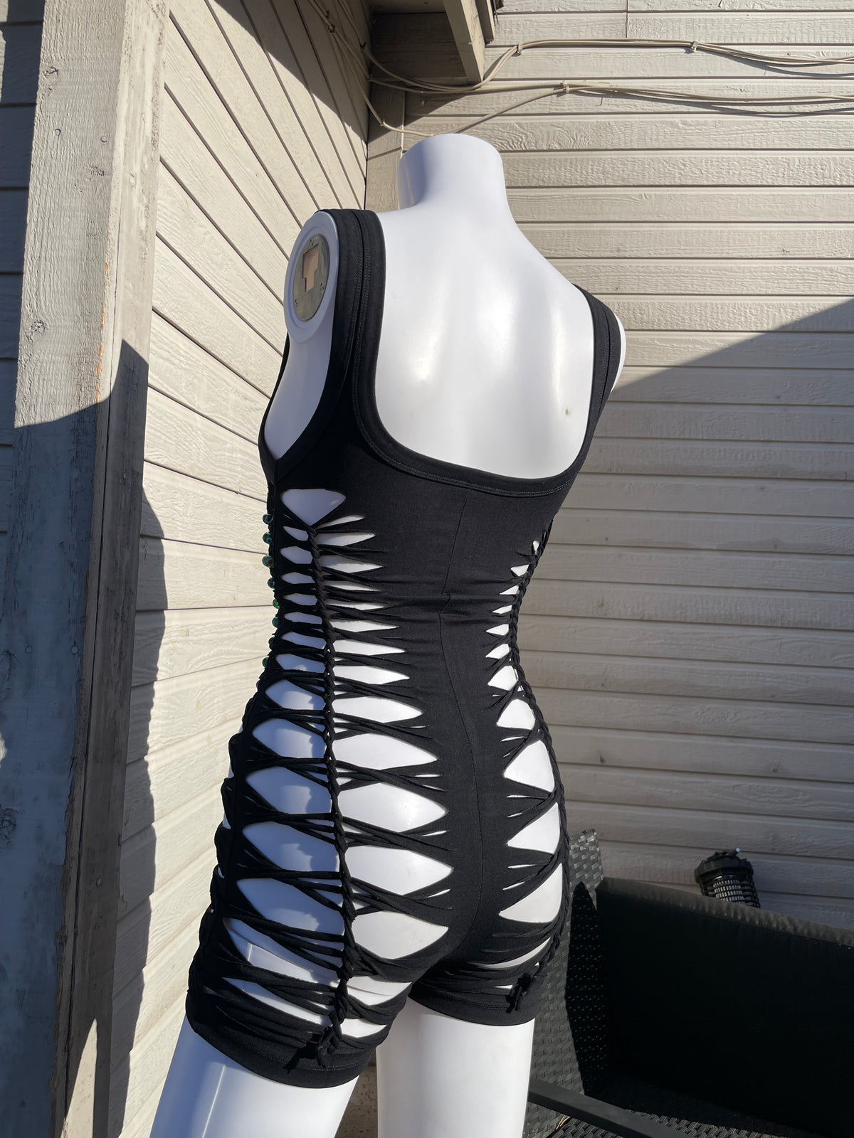 Glass Bead Short Flowsuit (MADE TO ORDER)