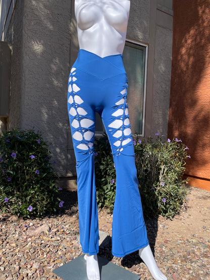 Blue Luna Flared Yoga Pants (MADE TO ORDER)