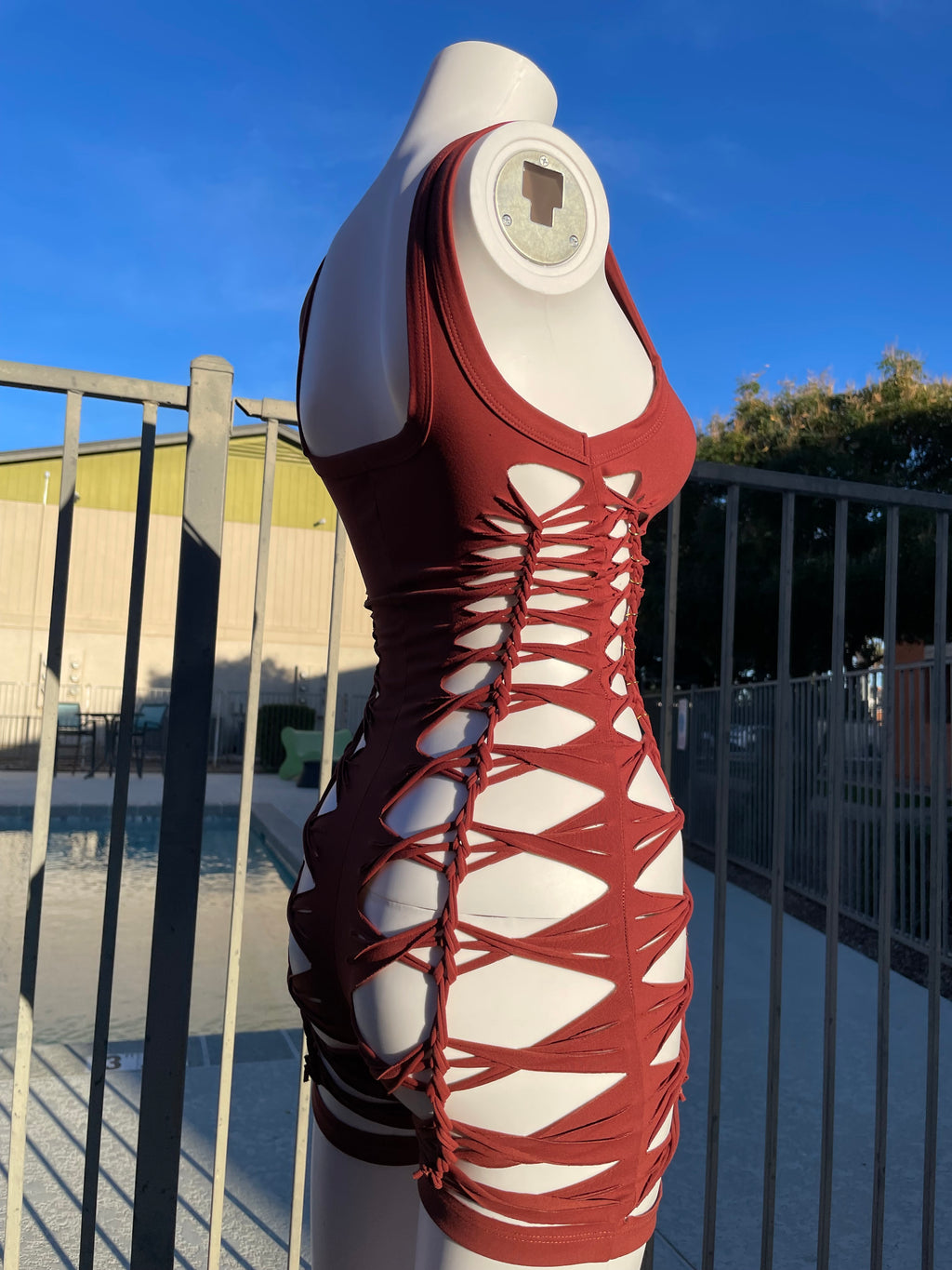 Brown Short Flowsuit (READY TO SHIP)