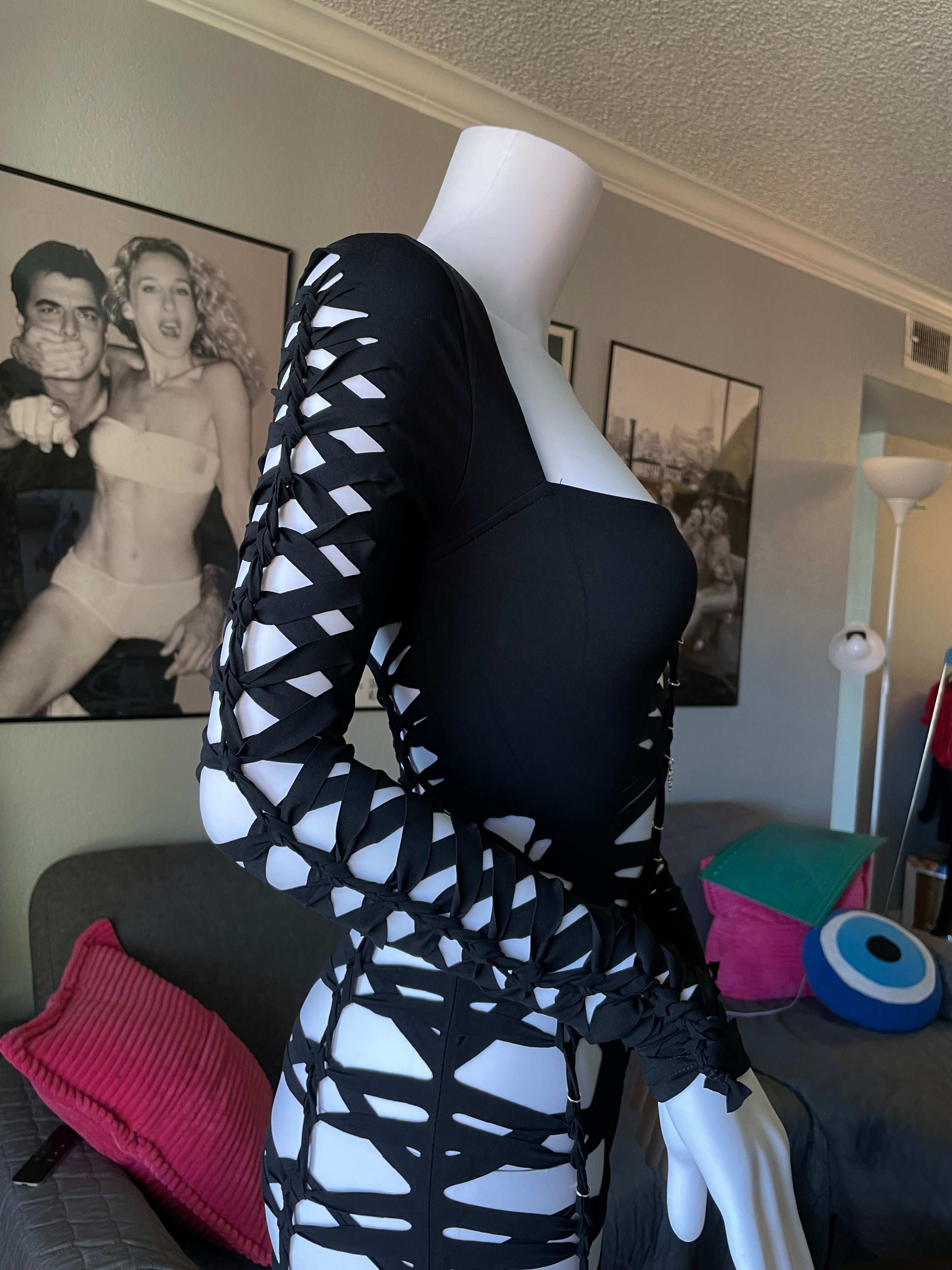 MEDIUM Flared Flowsuit + Fairy Charm (READY TO SHIP)