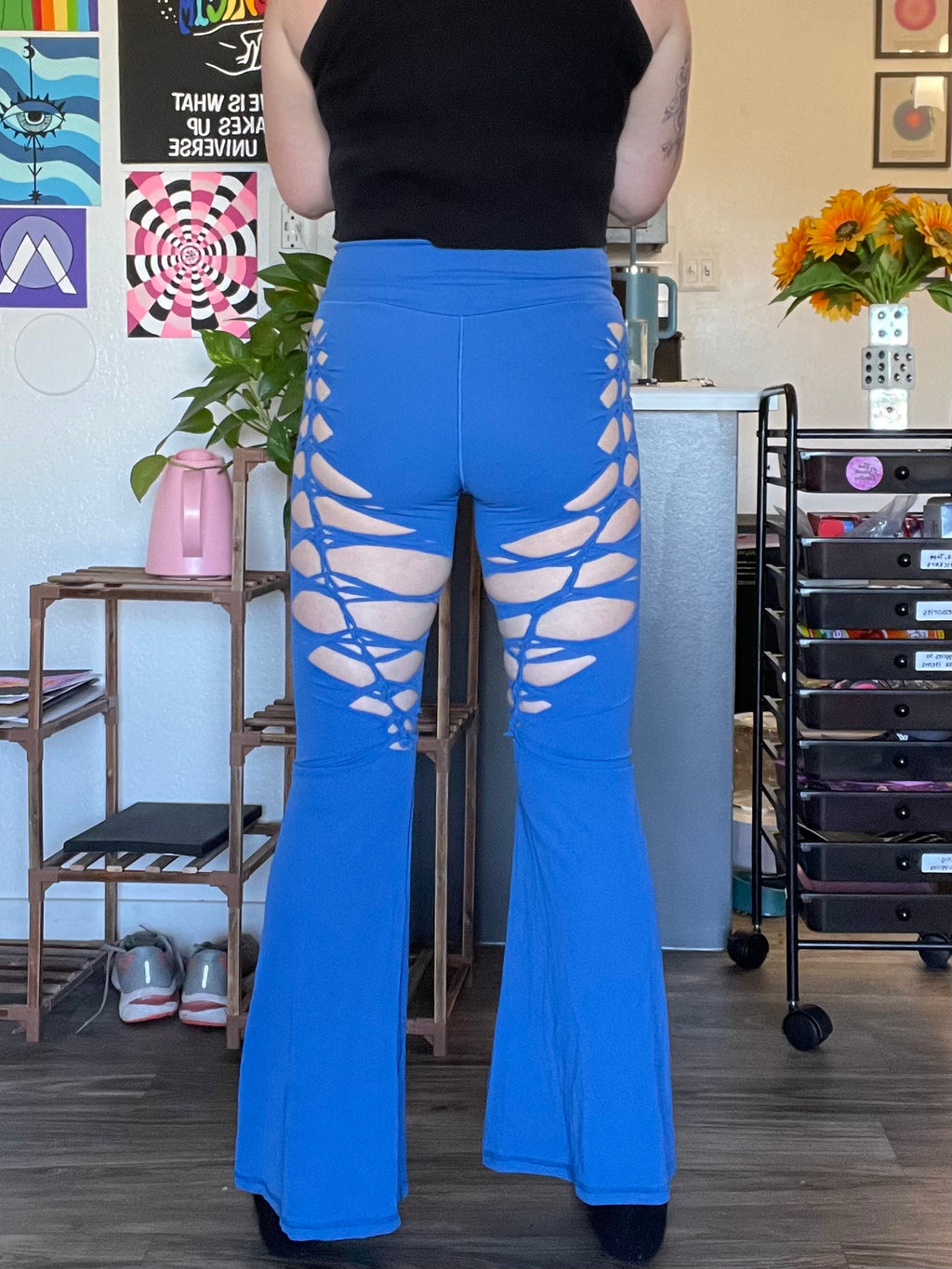 Blue Luna Flared Yoga Pants (MADE TO ORDER)