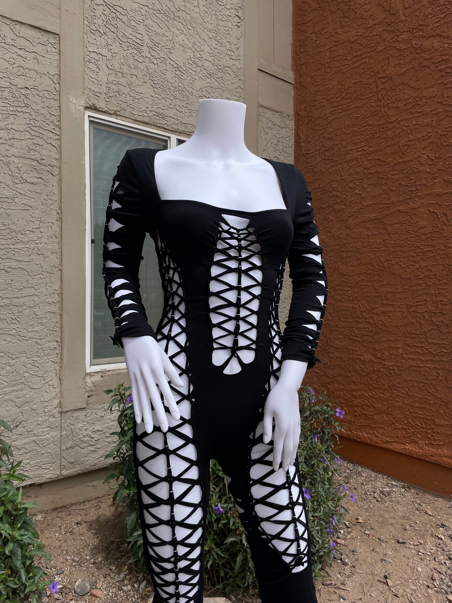NEW Black Flared Flowsuit  (MADE TO ORDER)