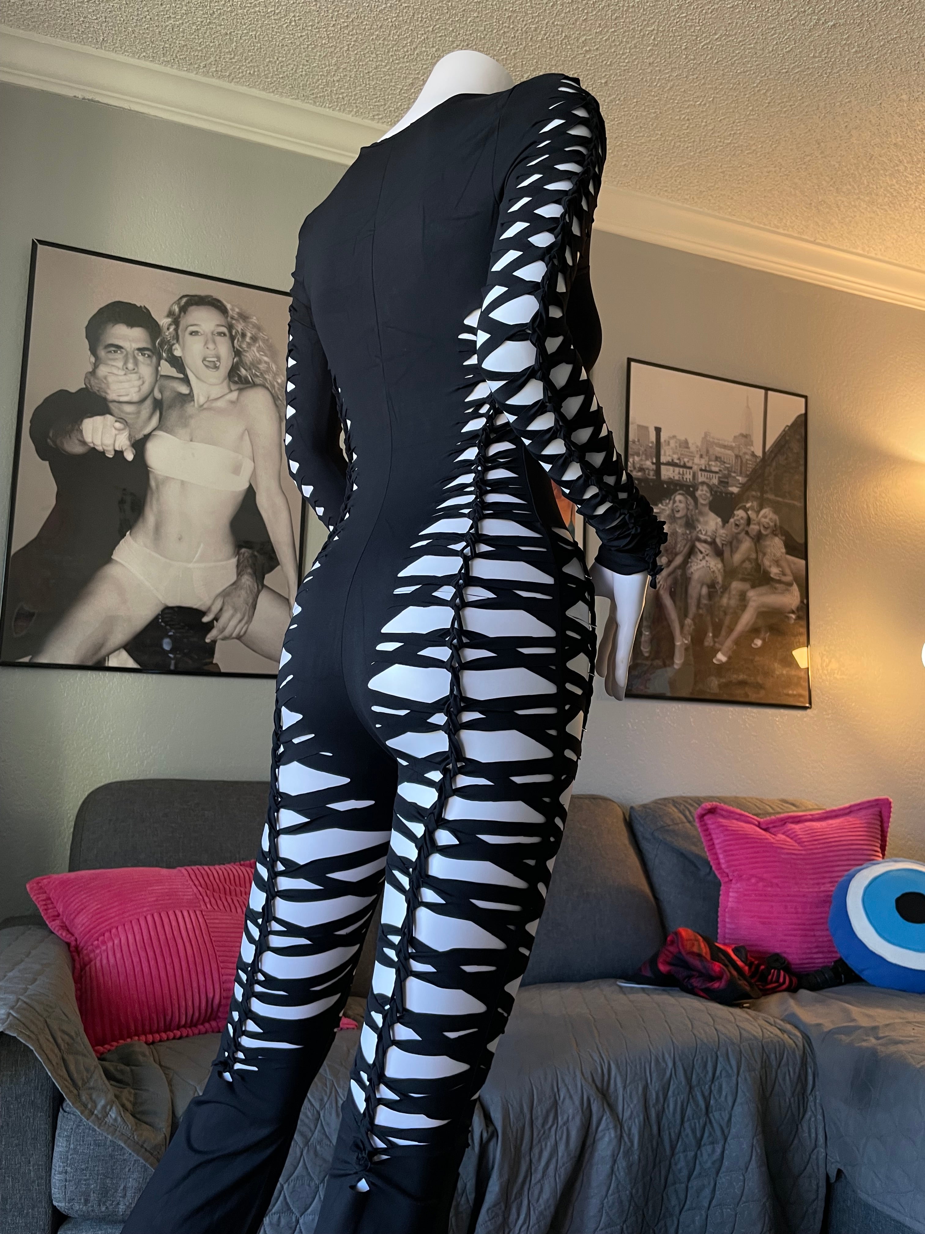 Black Flared Flowsuit (MADE TO ORDER)