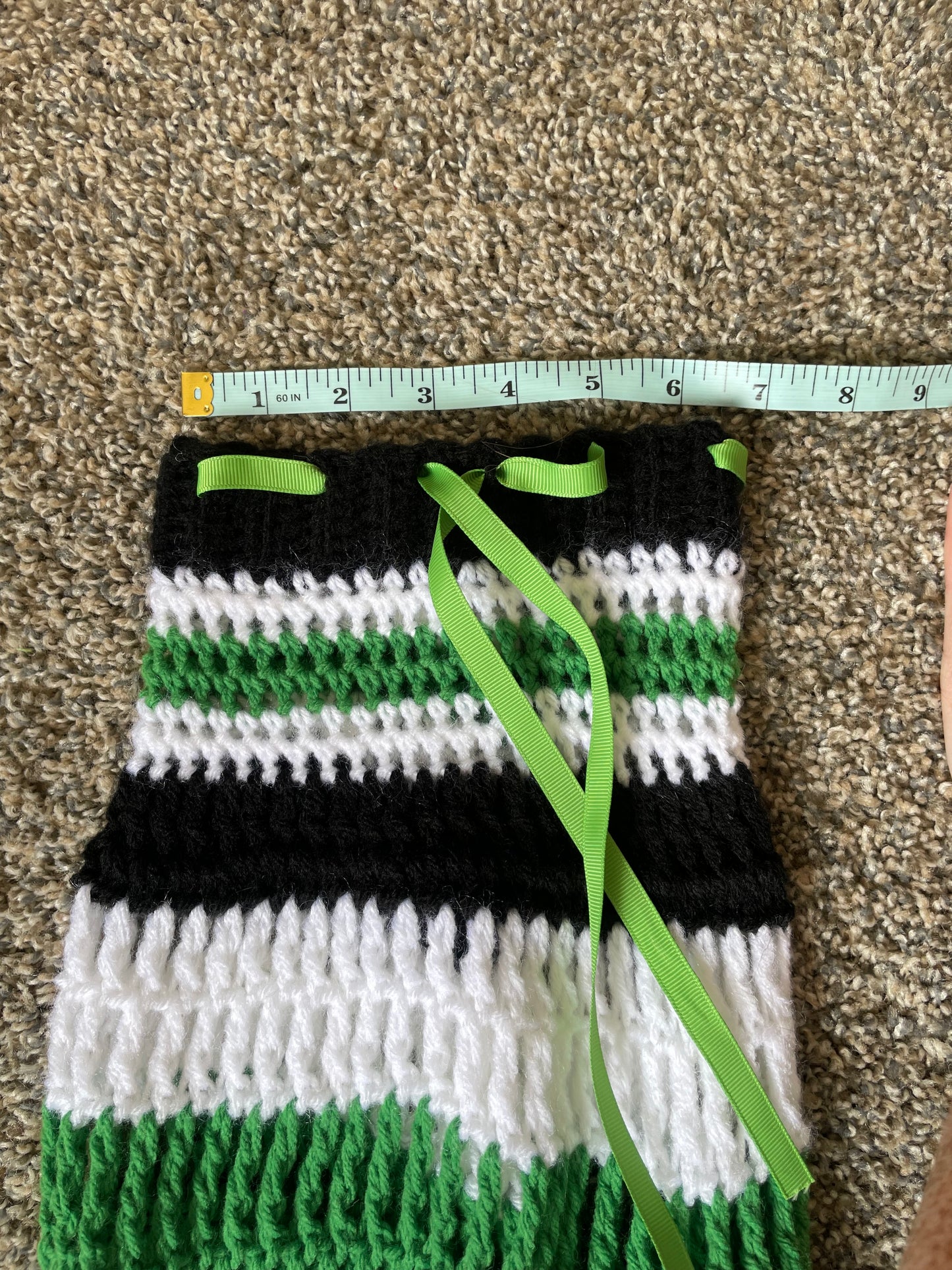 Green Crochet Set (READY TO SHIP)