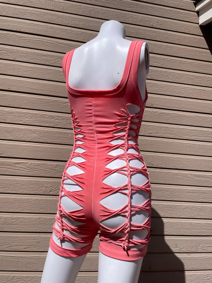 Rosequartz Short Flowsuit (READY TO SHIP)