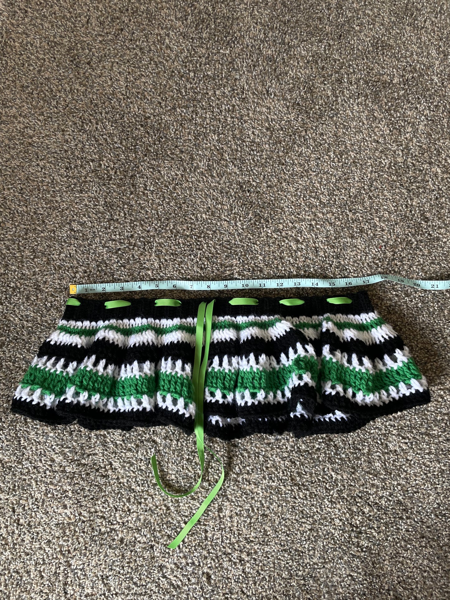 Green Crochet Set (READY TO SHIP)