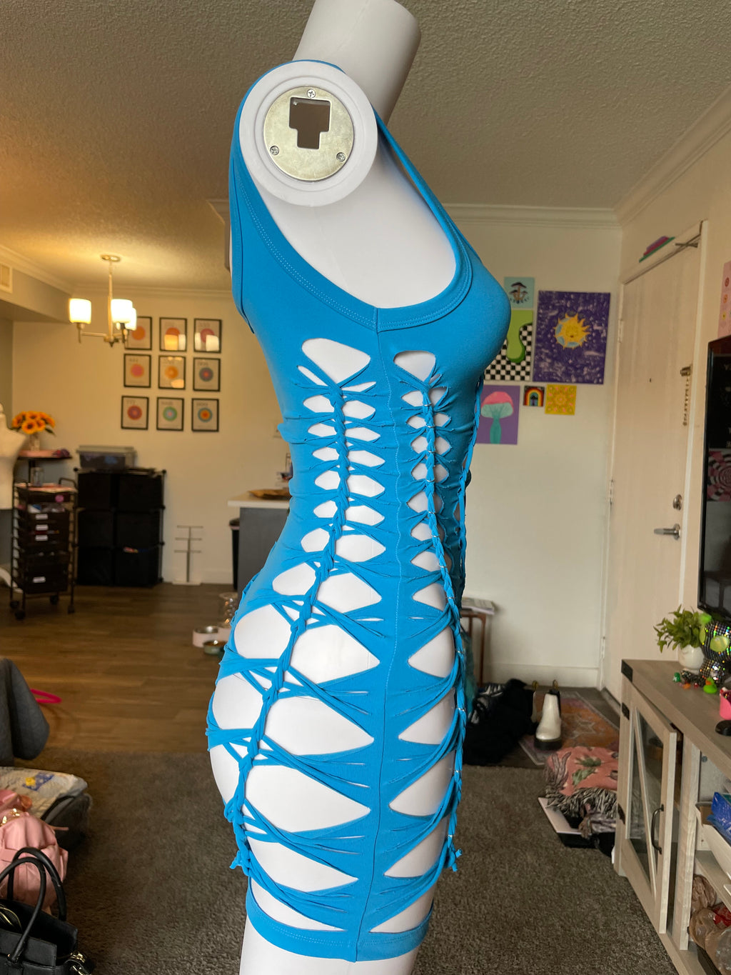 Blue Short Flowsuit (READY TO SHIP)