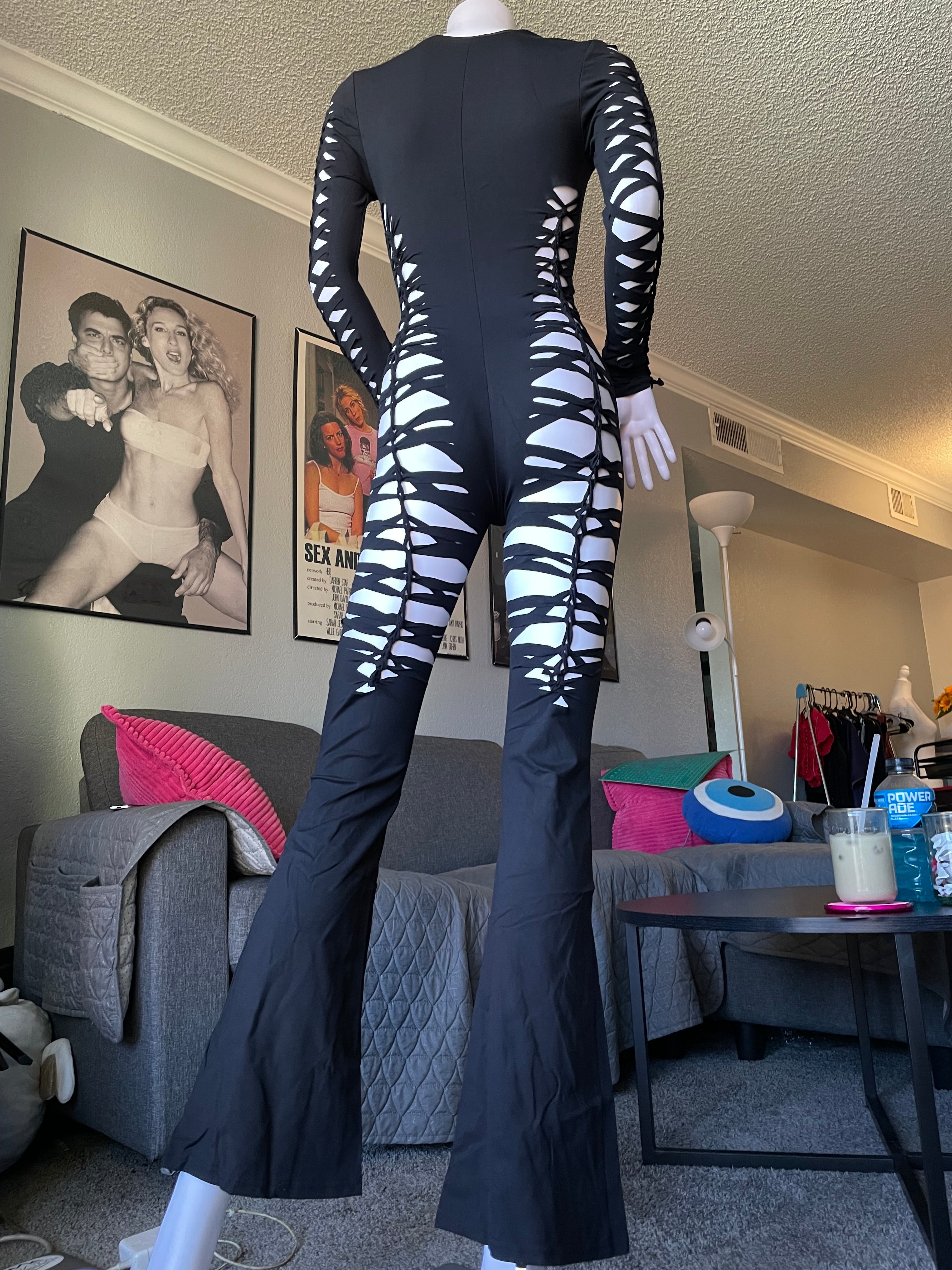 MEDIUM Flared Flowsuit + Fairy Charm (READY TO SHIP)