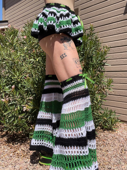 Green Crochet Set (READY TO SHIP)